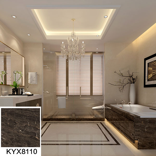 嫩草蜜桃在线视频陶大理石瓷砖：金线深灰 KYX8110瓷砖